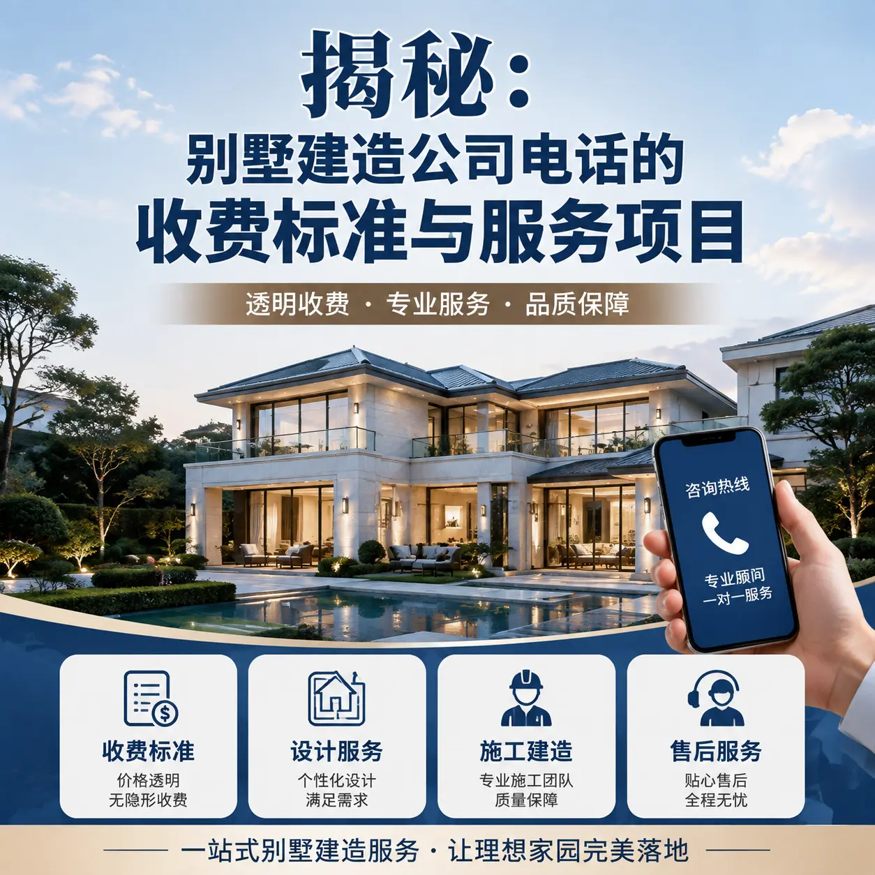 揭秘：瓮安别墅建造公司电话的收费标准与服务项目