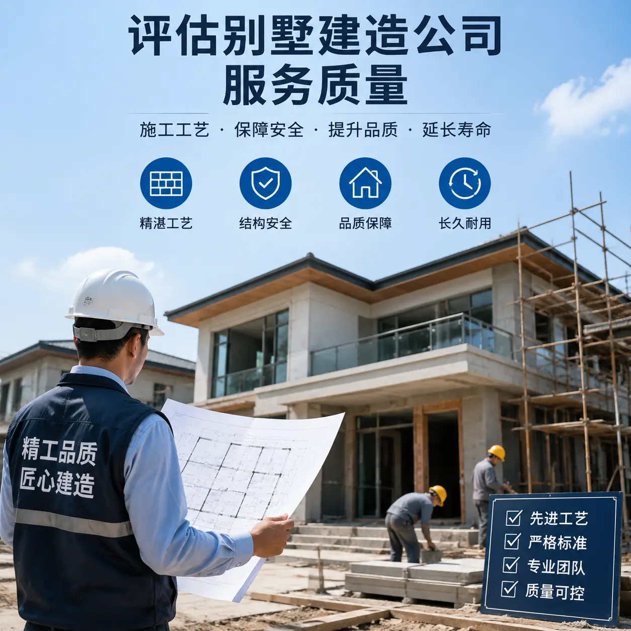 如何评估 瓮安 别墅建造公司的服务质量？