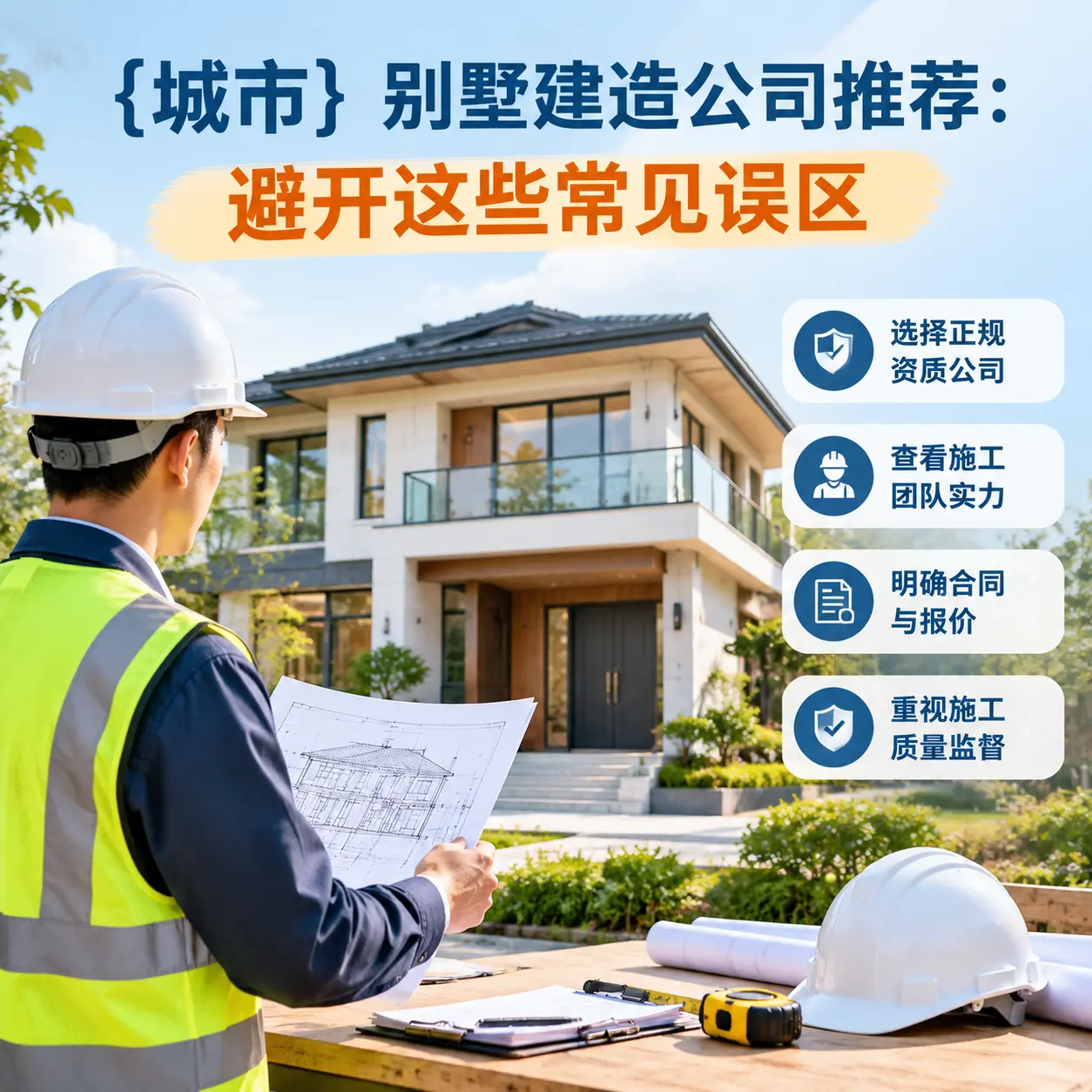 瓮安 别墅建造公司推荐：避开这些常见误区