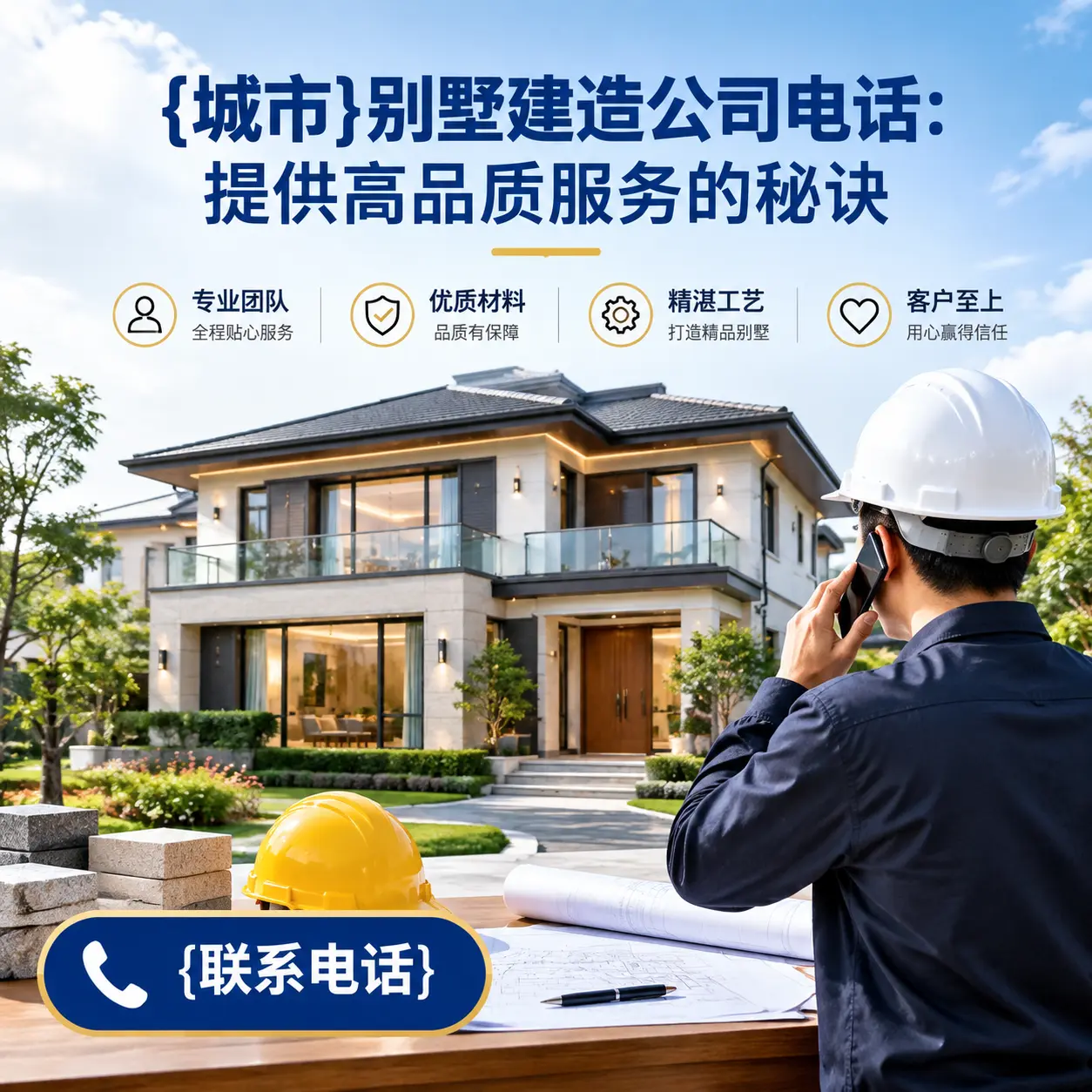 瓮安别墅建造公司电话：提供高品质服务的秘诀