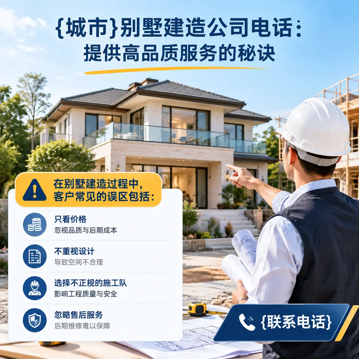 瓮安别墅建造公司电话：提供高品质服务的秘诀