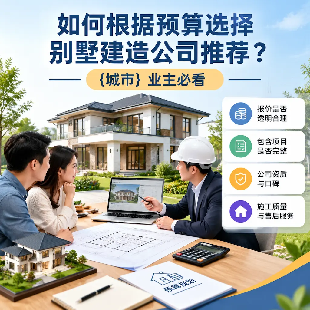 如何根据预算选择别墅建造公司推荐？ 瓮安 业主必看